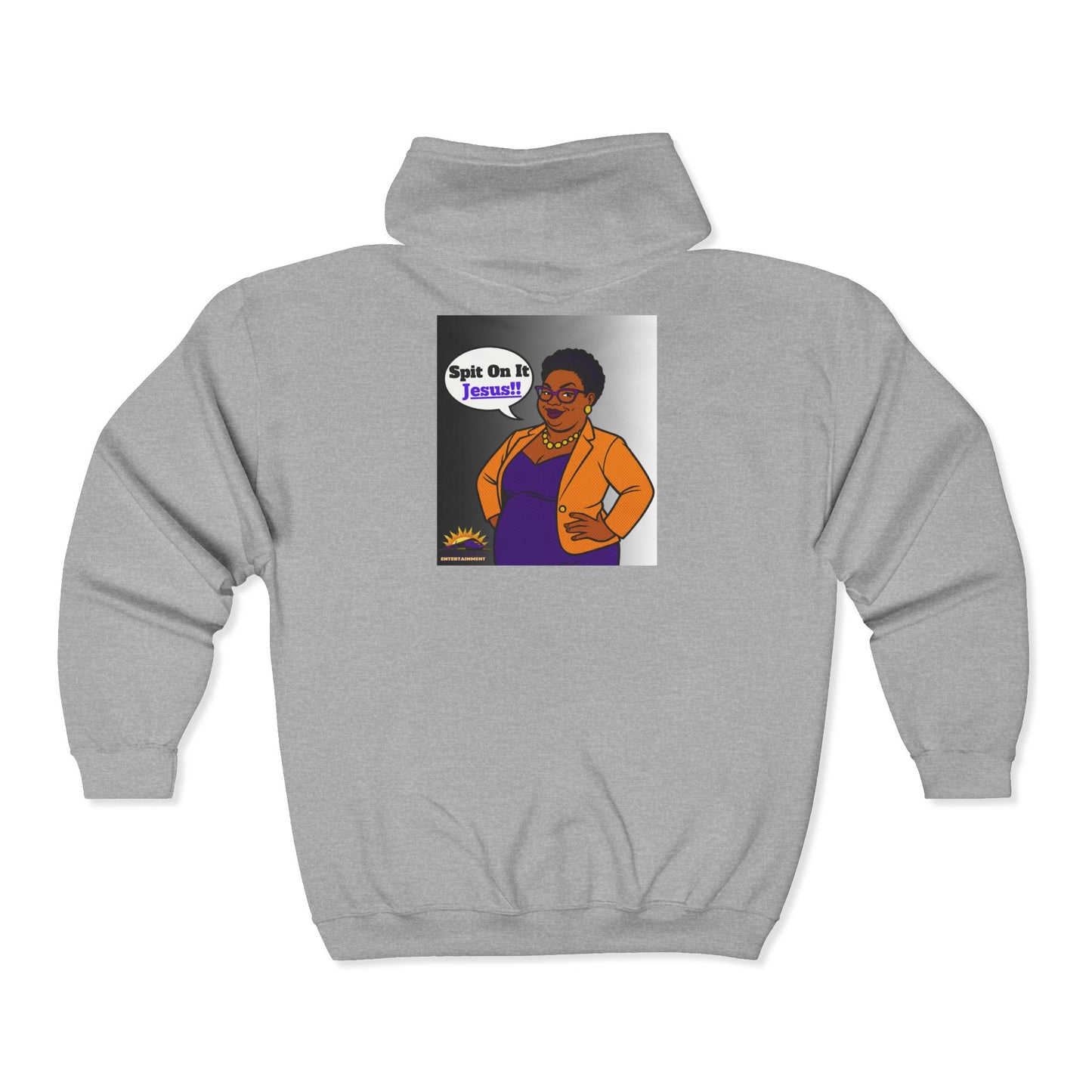 Sunrise Vibes Full Zip Hoodie - Cozy Unisex Sweatshirt for Relaxing, Travel, Outdoor Adventures, Gift for Friends, Retro Style
