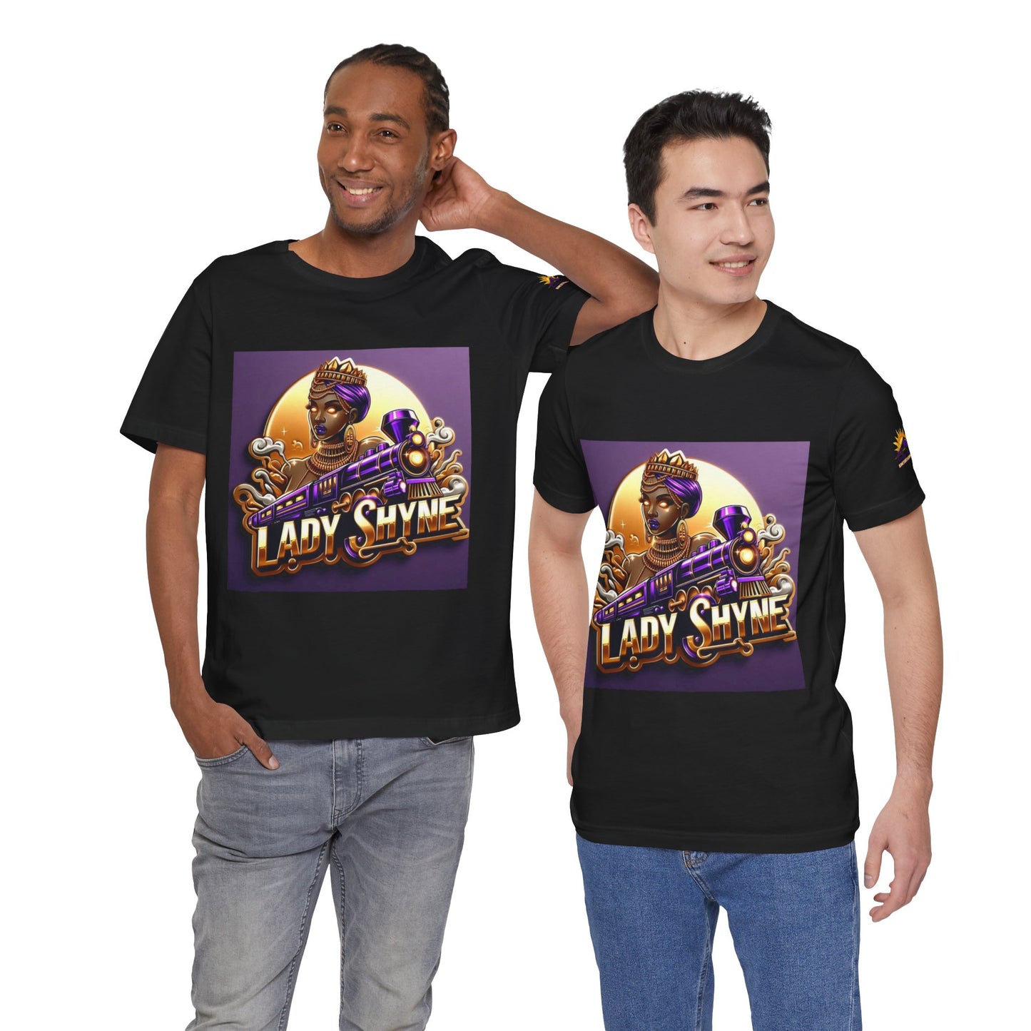 Lady Shyne Graphic Tee, Urban Streetwear, Hip Hop Fashion, Unisex Casual Shirt