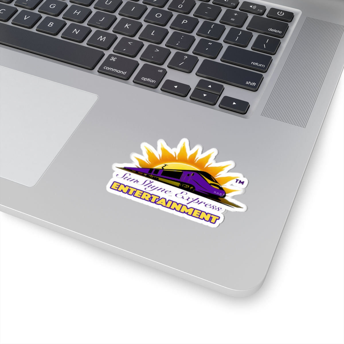 SunShyne Express Kiss-Cut Stickers, Perfect for Laptops, Water Bottles, Party Favors, Branding, Travel Enthusiasts
