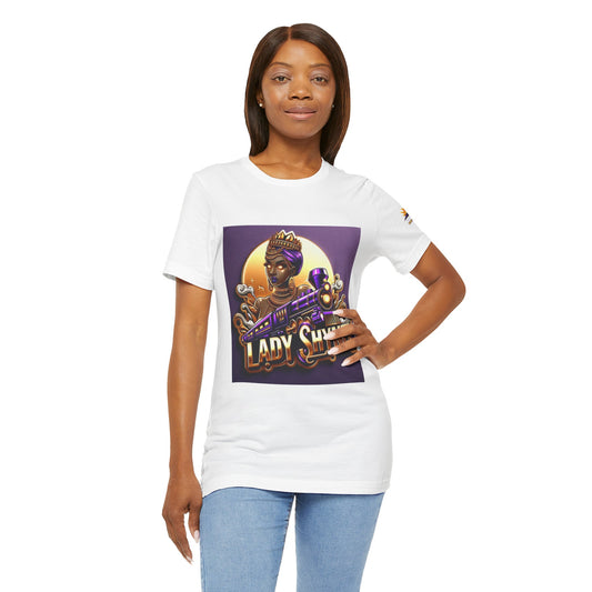 Lady Shyne Graphic Tee, Urban Streetwear, Hip Hop Fashion, Unisex Casual Shirt