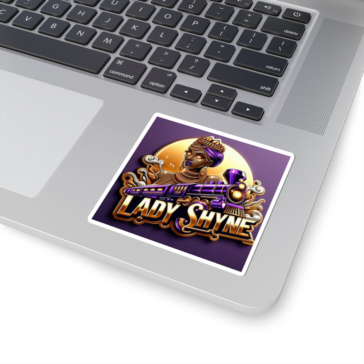 Vibrant Lady Shyne Kiss-Cut Stickers | Bold Art for Laptops, Water Bottles, Journals, Gifts & More