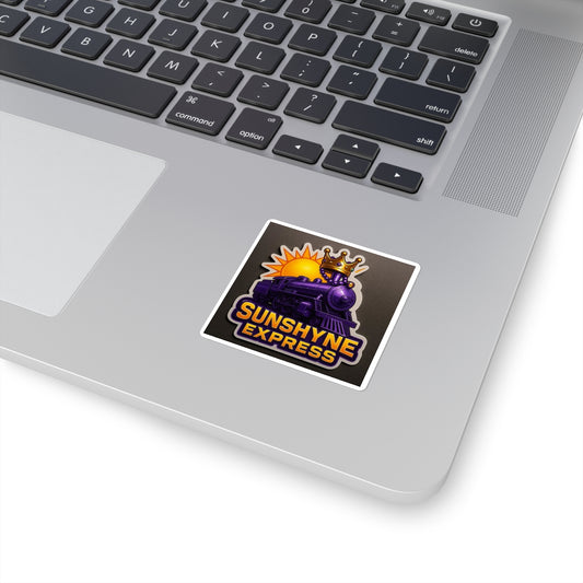 Colorful Train Stickers for Scrapbook, Laptop Decor, Kids' Crafts, Party Favors, Sunshyne Express Design