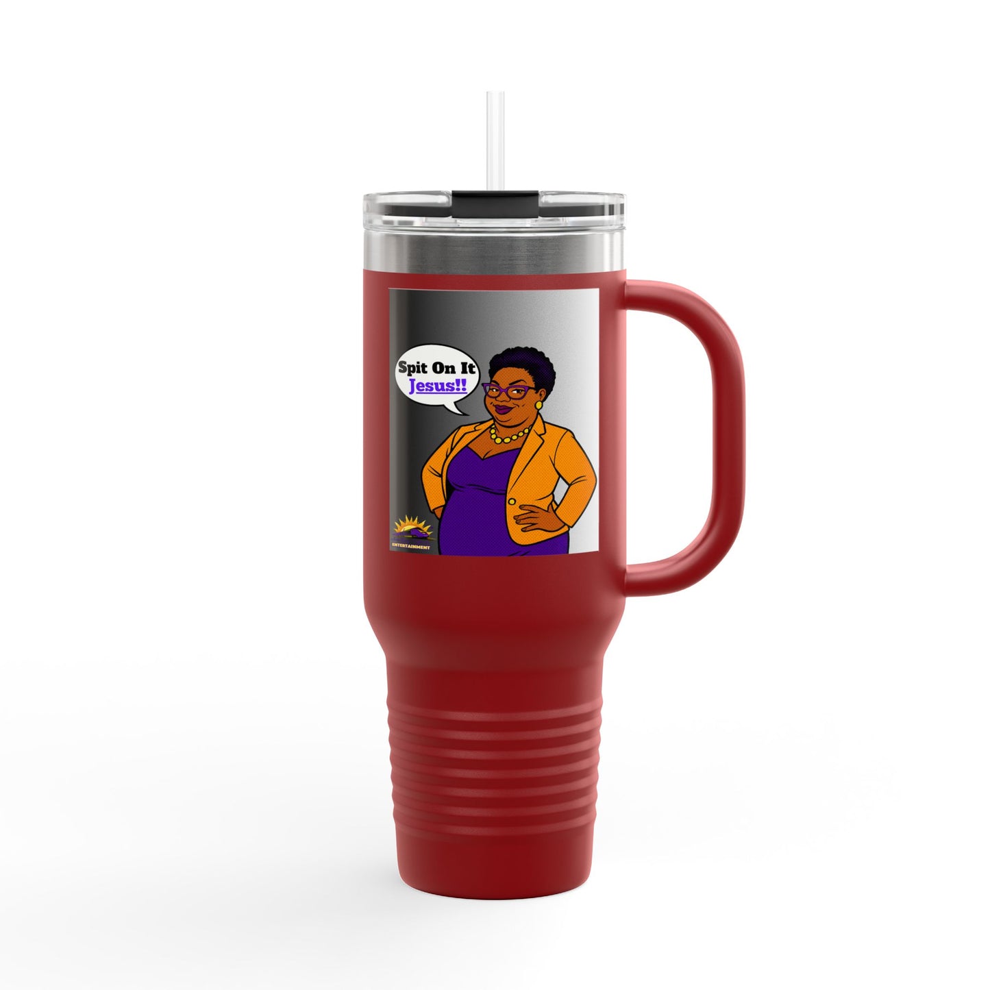 Colorful Insulated Travel Mug, 40oz | Fun Drinkware for Coffee Lovers, Unique Gifts, Summer Essentials, Motivational Sips, Weekend [...]